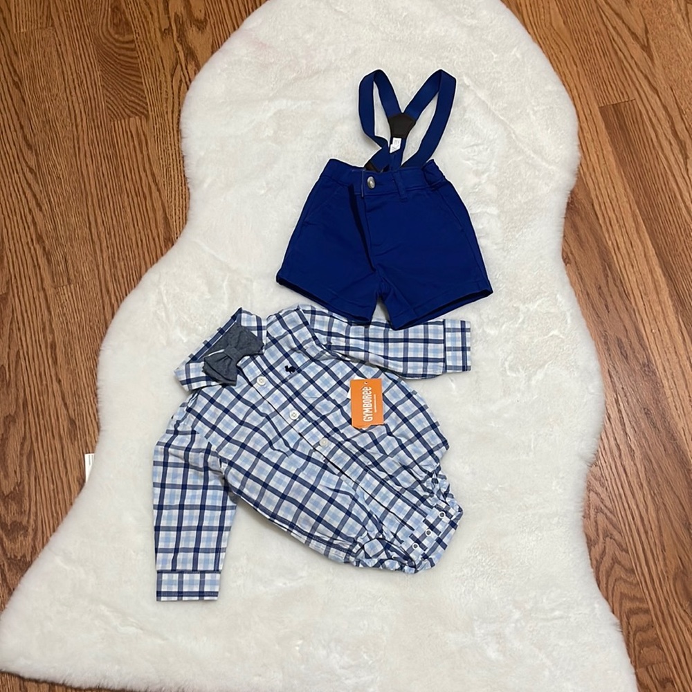 Gymboree baby matching set size 3_6 months
